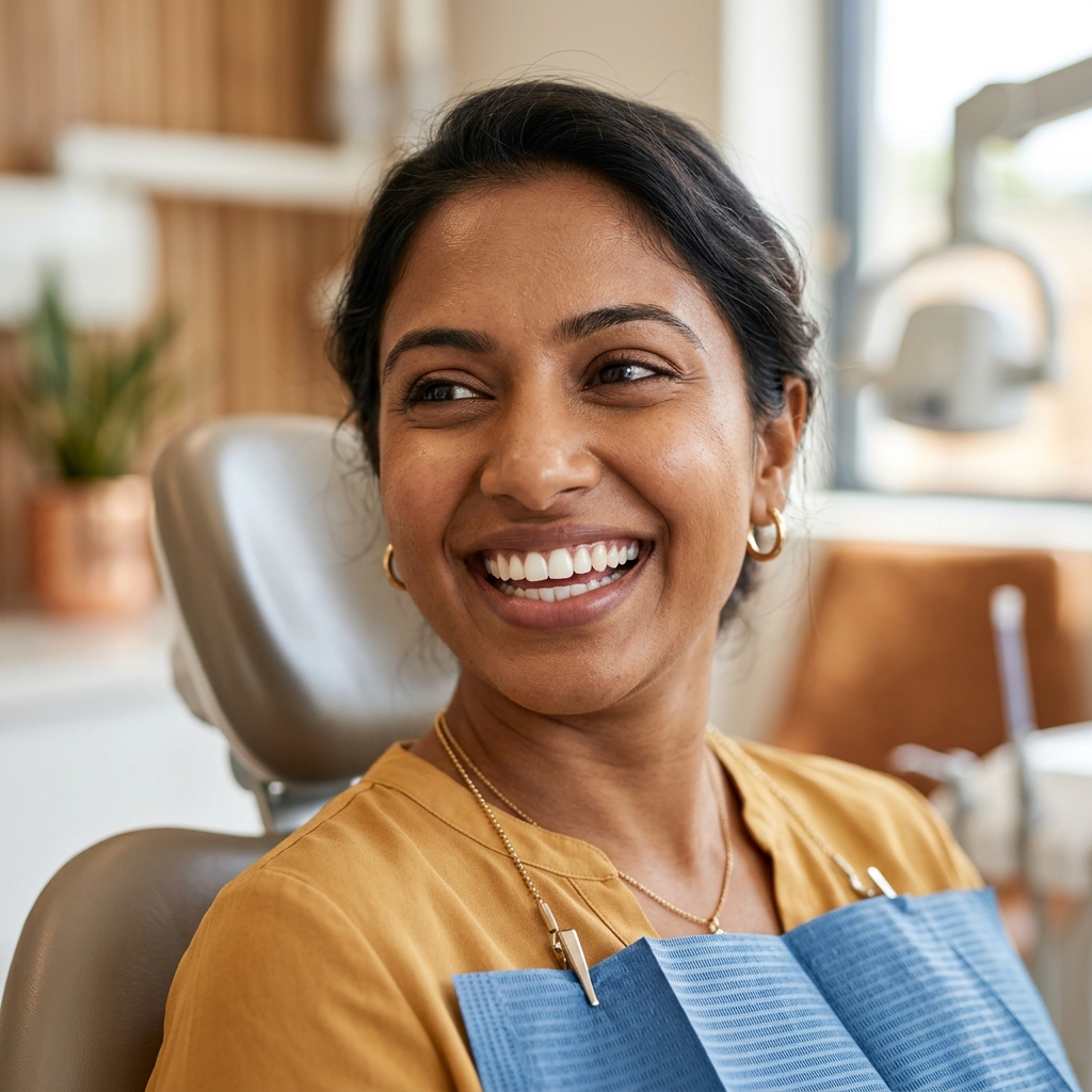 Happy Patient after Root Canal Treatment in Indore